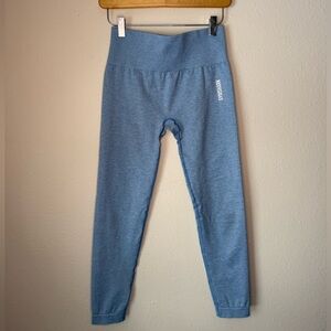 Gymshark Blue Seamless High Waisted Leggings Women’s size Small